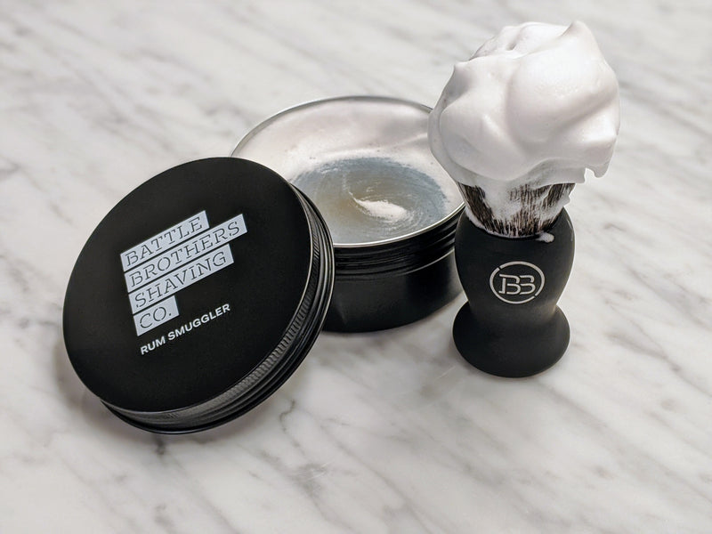 Battle Brothers Shaving Soap and Brush